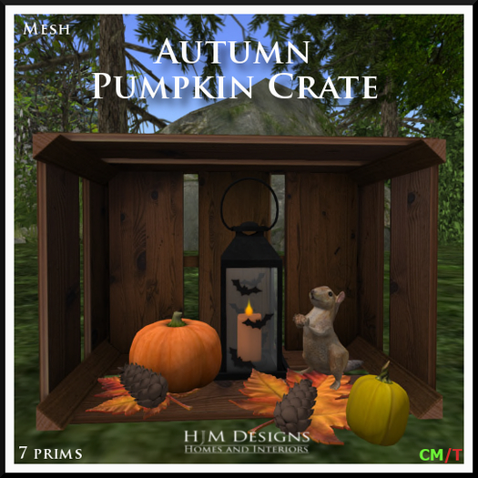 Autumn Pumpkin Crate