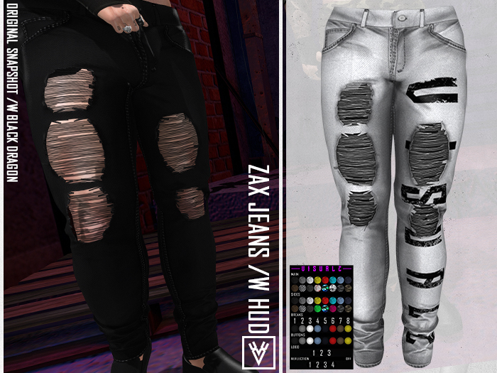 [ xVx ]ZAX JEANS - V