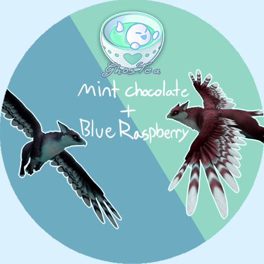 [GhosTea~] Mint Chocolate + Blue Raspberry Griffies