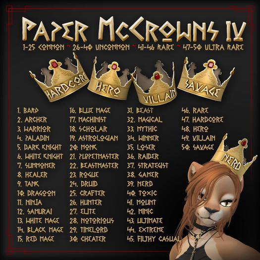 ::Static:: Paper McCrown IV - 47 Hardcore ULTRA RARE