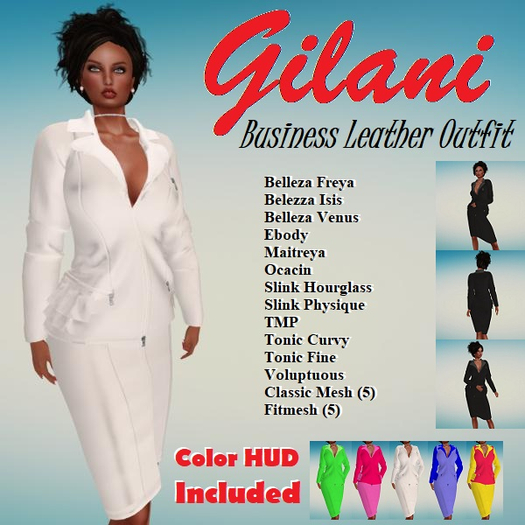Gilani Leather Outfit