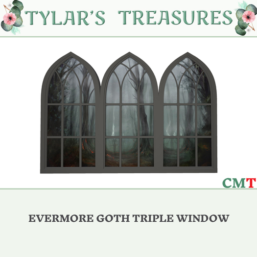 .:TT:.  EVERMORE GOTH TRIPLE WINDOW  BOX