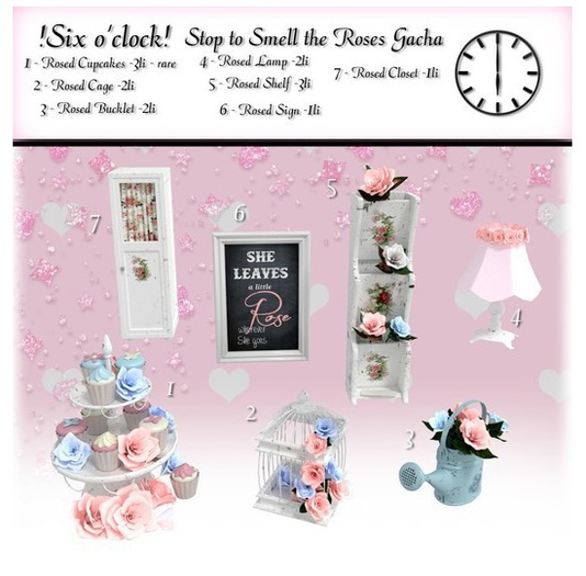 !six o'clock! rosed cage