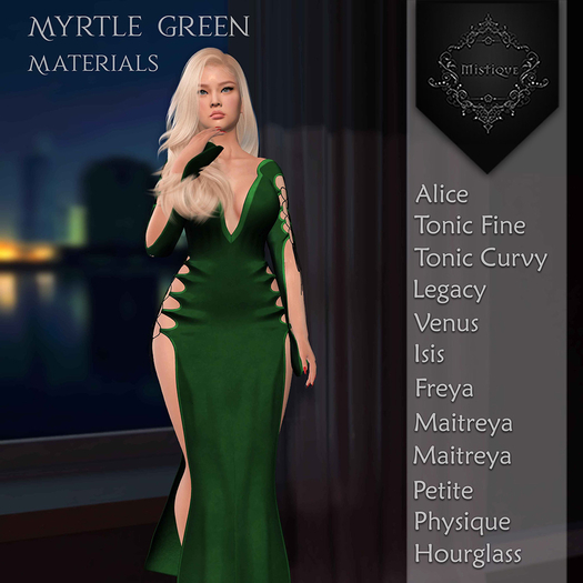 **Mistique** Myrtle Green {wear me and click to unpack)
