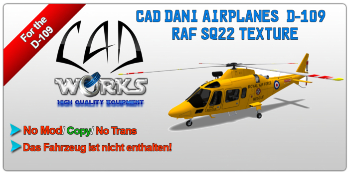 CAD Dani D-109 RAF Rescue Texture