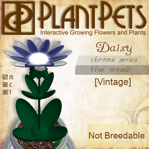 PlantPet Seed [Daisy *Original Blue Mosaic*]