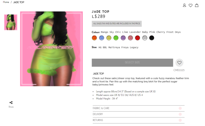 [G] - Jade Top - Lime
