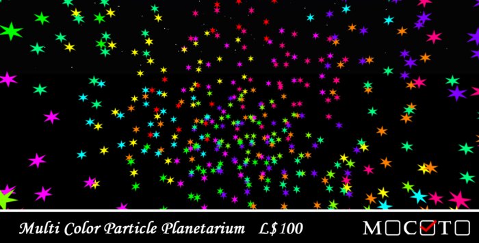 Party Particle Effect - Multi Color Particle Planetarium