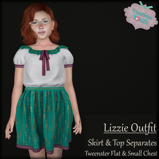 {V*Y} Lizzie Outfit - Teal/Pink TWNSTR