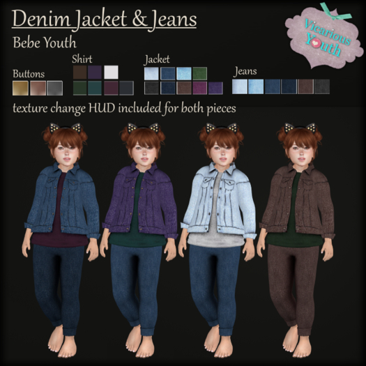 {V*Y} Denim Jacket & Jeans - Texture Change 1 - BYOUTH