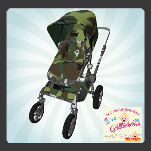 Zooby Stroller Textur BOX Military HUD