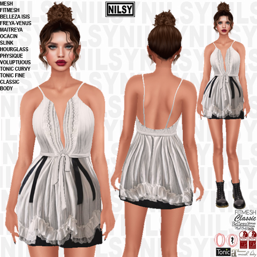 NILSY APRON DRESS,ALL BODIES