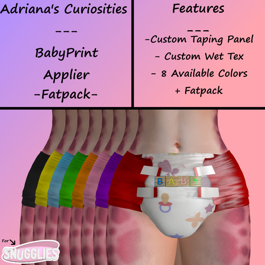 [AC] Snugglies Babyprint Fatpack