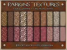 Parkins Textures - Jora Set - 20x Full Perm Seamless 1024 - Autumn, Pattern, Clothing, Floral, Flower, Fall,