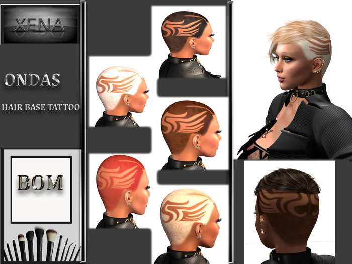 ONDAS, HAIR BASE TATOO BOM