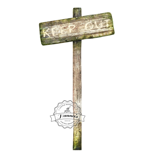 hive // something sinister // keep out sign