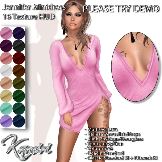 + Kamiri + Jennifer Minidress  16 texture (ADD ME)
