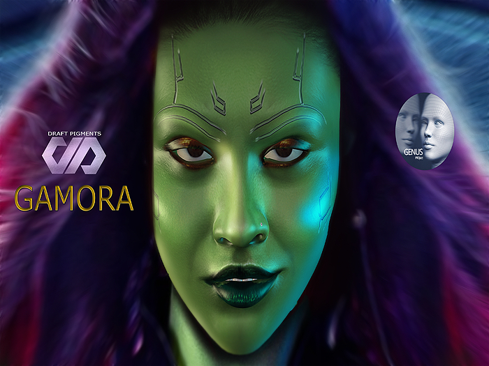 DRAFT Pigments. - Gamora Shape
