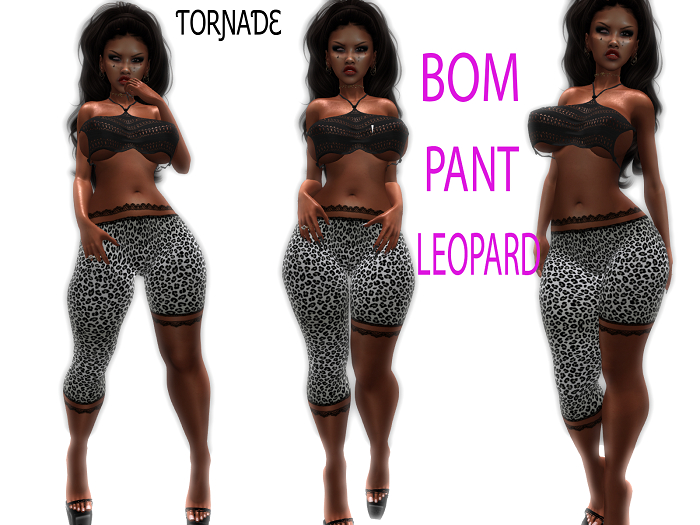 BOM PANT LEOPARD