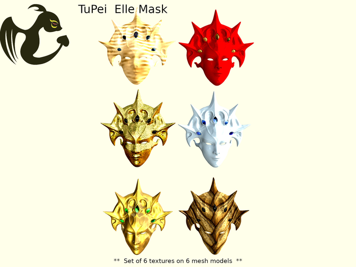 TuPei  Elle Mask - Set of 6