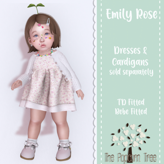 TPT - Emily Rose Cardigan Lavender - TD/Bebe