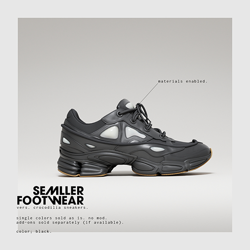Semller - Crocodilia Sneakers Black (add)