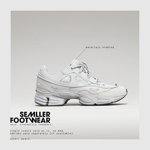 Semller - Crocodilia Sneakers Pearl (add)