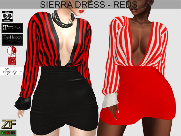 Zuloo - Sierra Dress - Reds