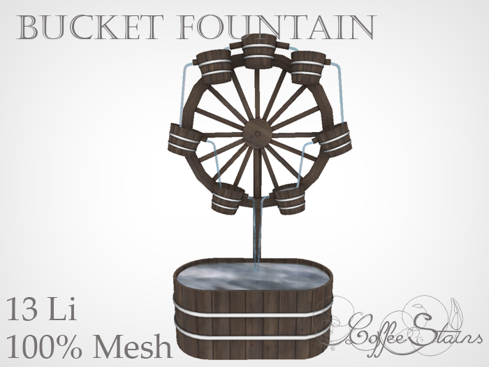 Coffee Stains = Bucket Fountain