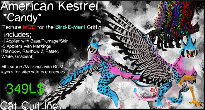 Cat Cult Inc. American Kestrel Candy [Add to Unpack]