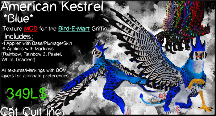 Cat Cult Inc. American Kestrel Blue [Add to Unpack]