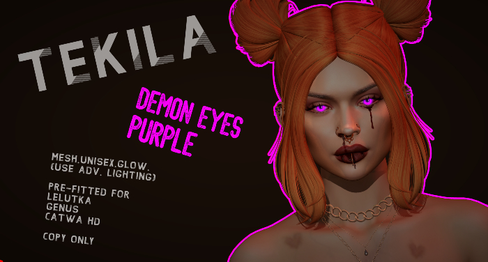 TEKILA - Demon Eyes - PURPLE