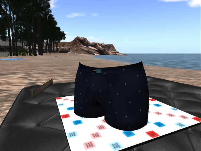 Boxer Signature dots Blue