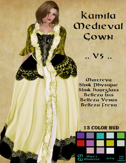 *MM* Kamila Medieval Gown V5