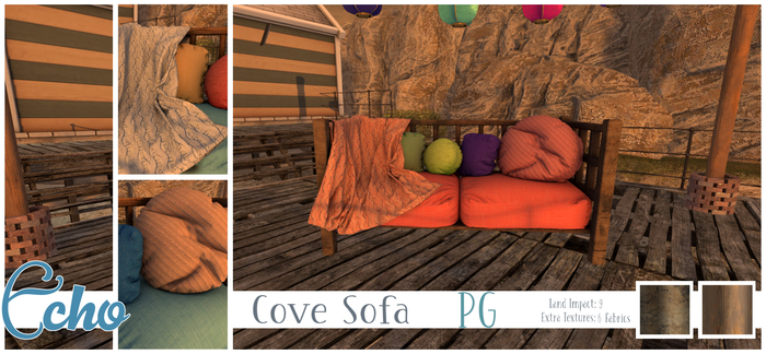 Echo - Cove - Sofa - PG - Style 2 - Box