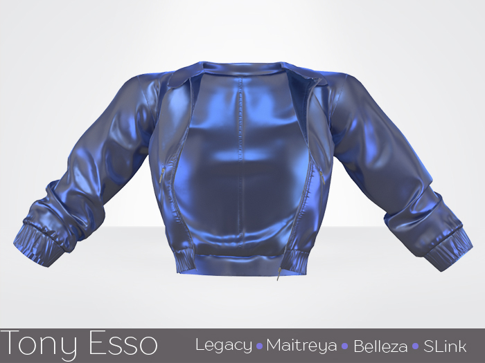 Tony Esso x MAGNA  - Noelle Jacket (Vinyl Blue)