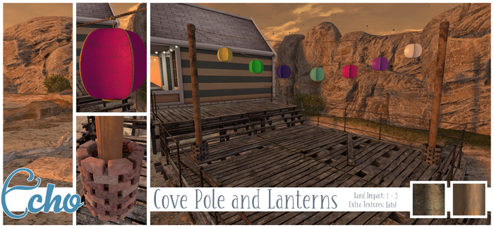 Echo - Cove - Pole with Lanterns - Style 2 - Box