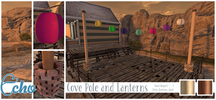 Echo - Cove - Pole with Lanterns - Style 1 - Box
