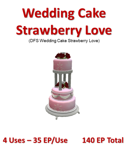 DFS Wedding Cake Strawberry Love (Texture)