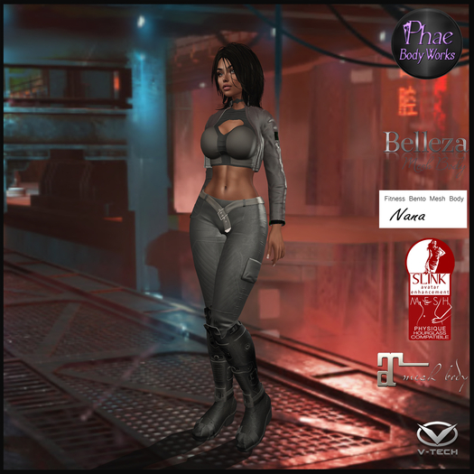 PBW City Punk  Cyber Wear with Pants Boots Jacket Shirt and Belt for Women (Boxed)