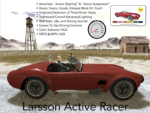 High Speed With "Active Steering" + "Active Suspension"