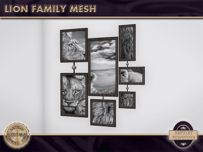 Lion Family Mesh - BOXED