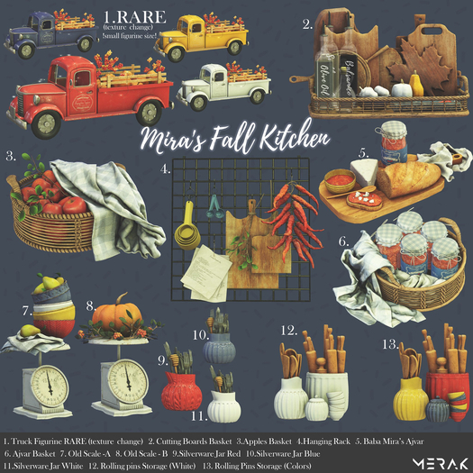 [MERAK] - Silverware Jar Blue