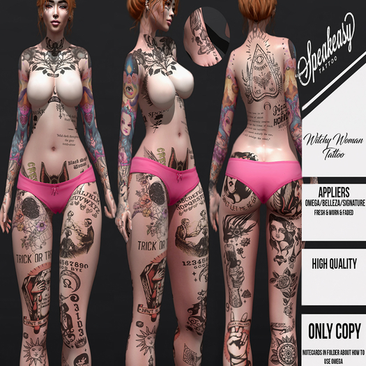 { Speakeasy } Witchy Woman Tattoo