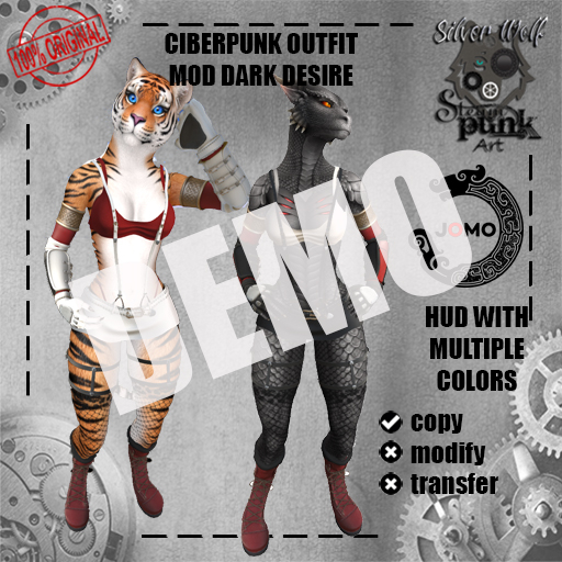 SW - Steampunk Outfit Dark Desire Female Jomo (Box)DEMO