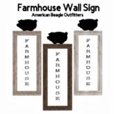 abo - pig farmhouse sign - sunbleached