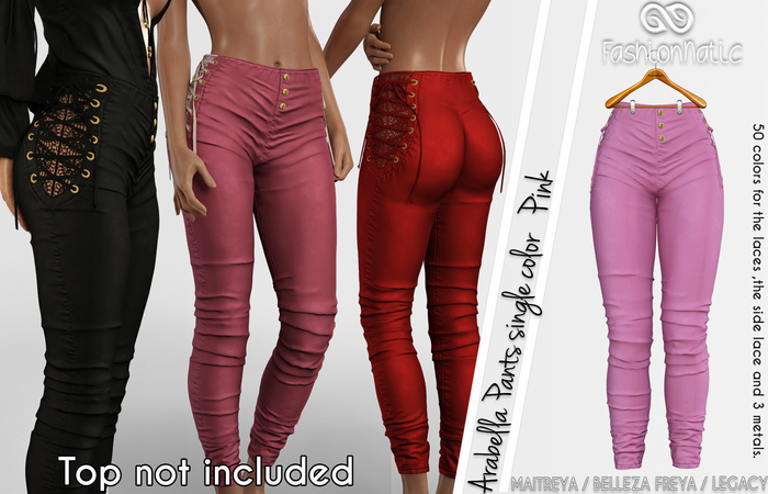 FashionNatic Arabella Pants Pink  - Maitreya, Lara Petite, Belleza Freya, Legacy