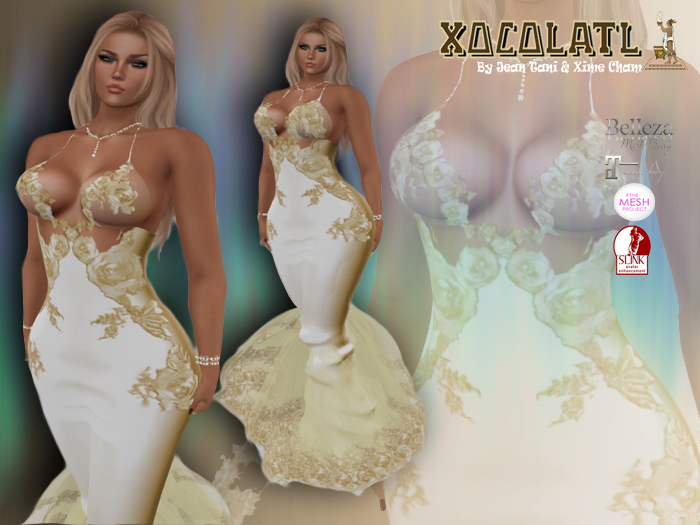 Golden Roses Gown