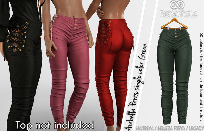 FashionNatic Arabella Pants Green - Maitreya, Lara Petite, Belleza Freya, Legacy