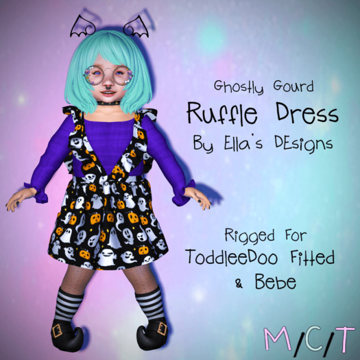 [ED] Ghostly Gourd Ruffle Dress